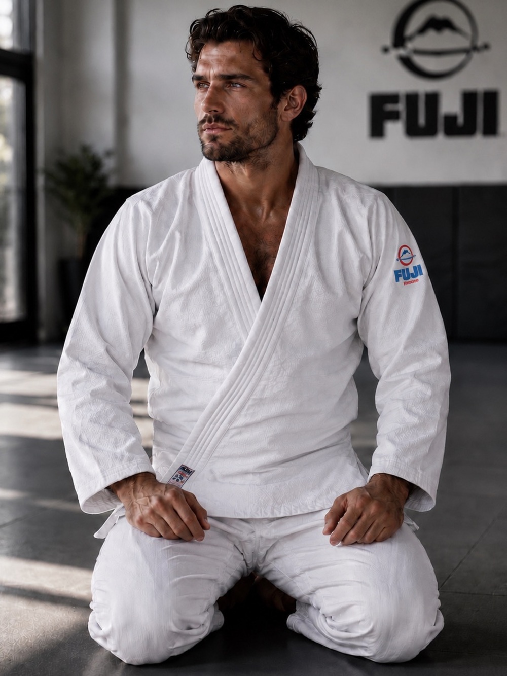 Fuji A3H Heavyweight Judo BJJ Gi Set White Cotton Blend Uniform Adult NWT